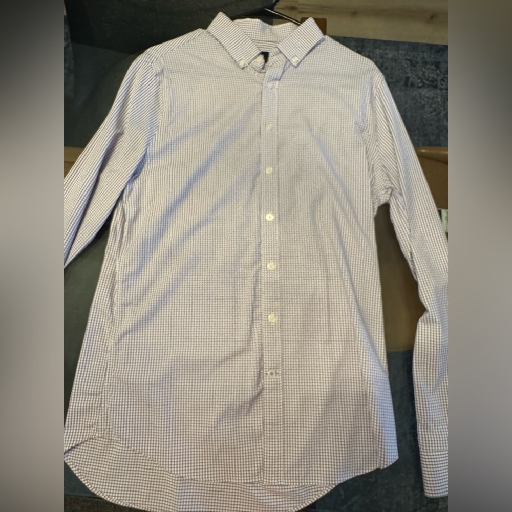 Express performance extra slim button down